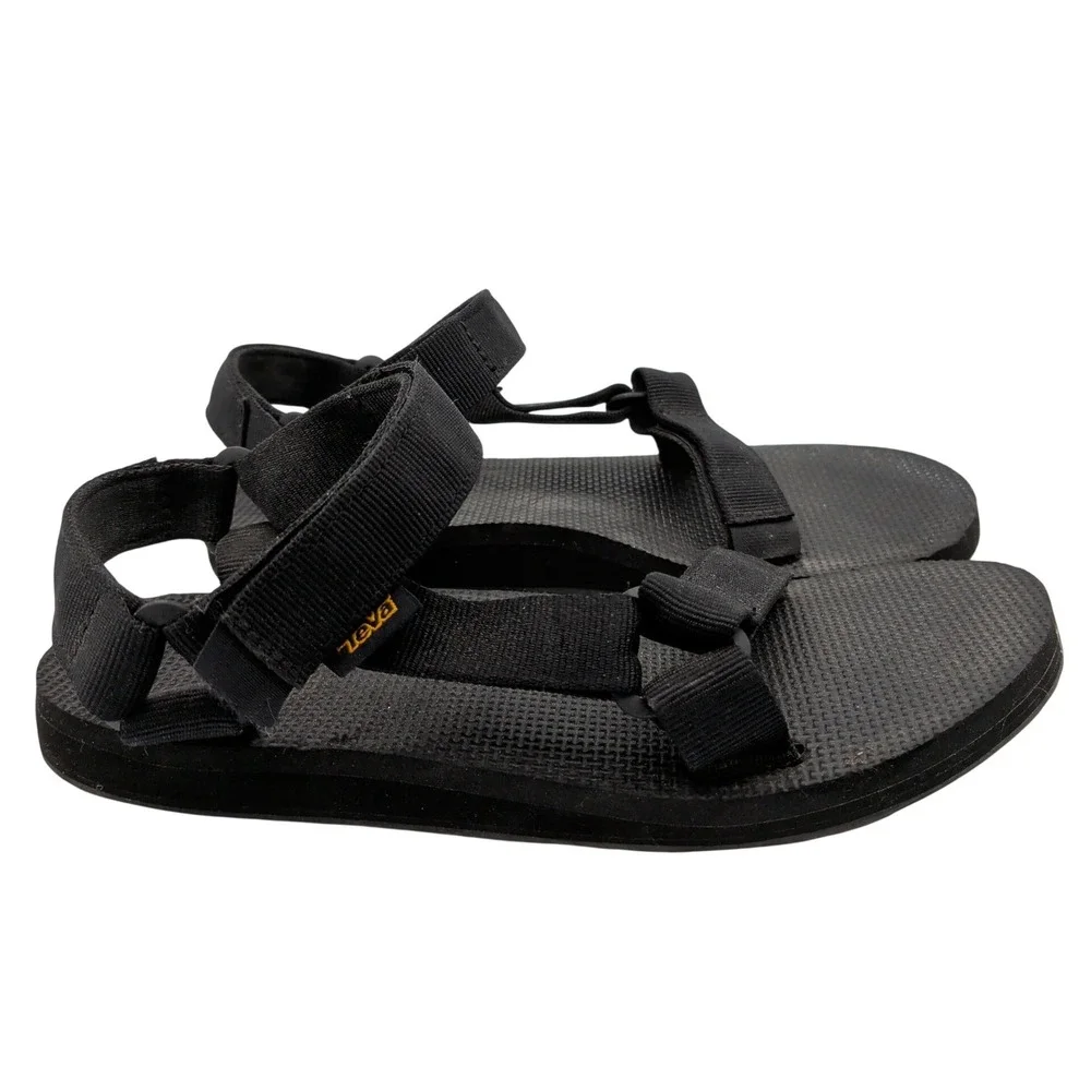 Teva Original Universal Black Sport Sandals Mens 7 Womens 9 1003987 Hiking Shoes